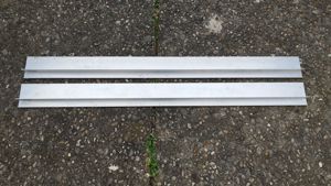 2x Alu Profile 90x7,8x2,3cm + 5x Blech Profile 100cm x 10cm tief x 1,5cm hoch Bild 3