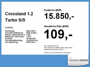 Opel Crossland 1.2 Turbo S/S Edition SpurH LED PDC Bild 2