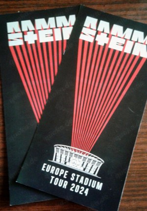 Rammstein Hardtickets Feuerzone 2 Stck 