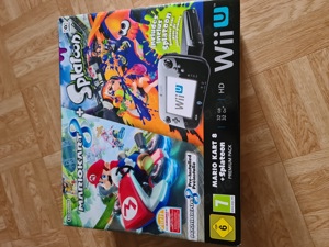 Wii U Mariokart & Splatoon OVP incl.Wii Remote Plus