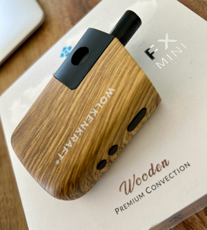 WOLKENKRAFT FX MINI Vaporizer *Holzoptik* Verdampfer für Kräuter