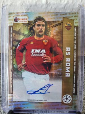  Topps Merlin Heritage 2023 24 Gabriel Batistuta AS Rom 1 1 Auto