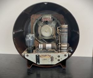  Design Klassiker: Röhrenradio von Ekco Ltd. AD 36 aus 1935, Super Zustand, funkt Bild 5