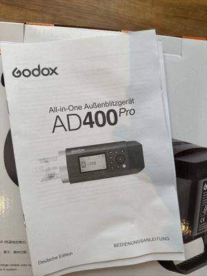 Godox Ad400pro 400ws 2.4g TTL HSS Kamera Blitz Speedlite Blitzlicht Bowens Mount Bild 6