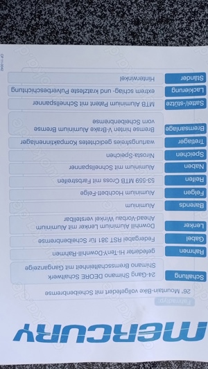 Mountainbike Mercury Aero Tubing Bild 5