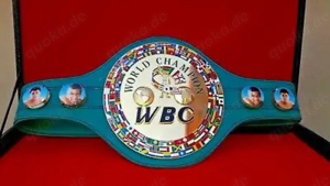 wbc boxing belt | WBC Boxmeisterschafts-Replikagürtel neu in Box, Spitzenqualität