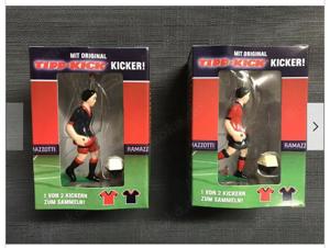 Orginal Ramazzotti Tipp-Kick Spielfiguren Mit Ball Und Karton NEU OVP Bild 2
