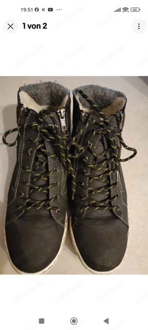 Rieker Herren Winterboots mit Warmf Miutter warmfutter Größe 42