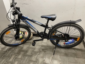 Kinderfahrrad 24 Zoll   Tecnobike   blau schwarz   Kids 