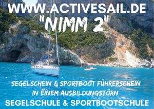 Sportbootführerschein & Segelschein Yacht in einer Woche. In der Adria - Kroatien. Max. 4 Teilnehmer