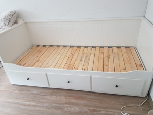 Ikea Hemnes Bett Weiß zum Ausziehen