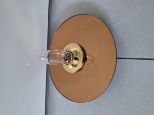 Decken   Wand Lampe Gold inkl. Birne