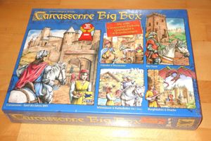 Carcassonne Big Box mit 4 Erweiterungen, Holzfiguren OVP