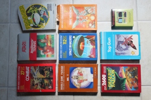 Atari 2600 Spiele komplett in OVP abzugeben !