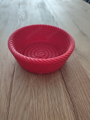 Schüssel für verschiedene Zwecke aus 3D Drück, Farbe Rot, neu