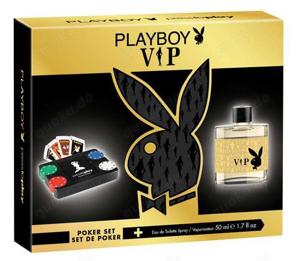 Playboy VIP Pokerset + Eau de Toilette Spray 50 ml NEU OVP