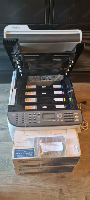 Ricoh SP C250SF MuFu DINA4 Farblaserdrucker Scanner Fax