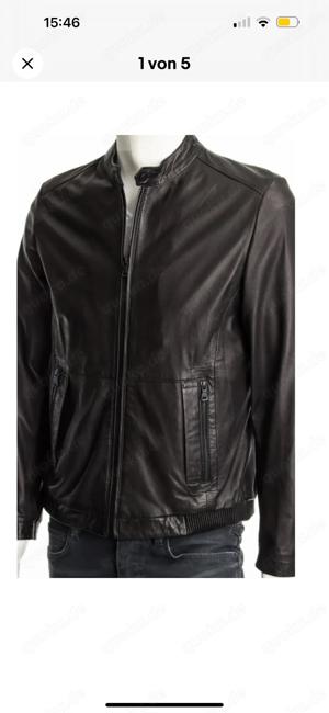 Boss Nembos Lederjacke Neu,UVP 799 euro,Mit Etikett