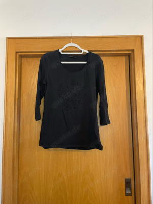 Langarmshirt von Luisa Cerano, schwarz, Größe 42