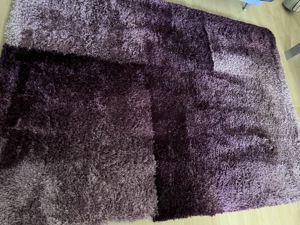 Teppich 160x230cm, gebraucht, langflor, lila