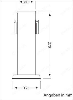 Steckdosensäule für Außenbereich  NEU !!!