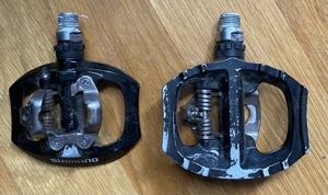 Shimano pd-a530 spd pedal fahrradpedale schwarz