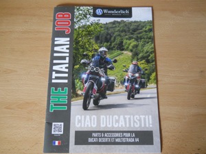 Wunderlich Katalog Ducati Desert X & Multistrada V4 24S france.