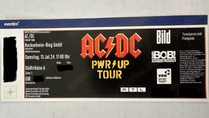 AC-DC Konzertkarte PWR-UP Hockenheim-Ring 13.07.24 Sitzplatz