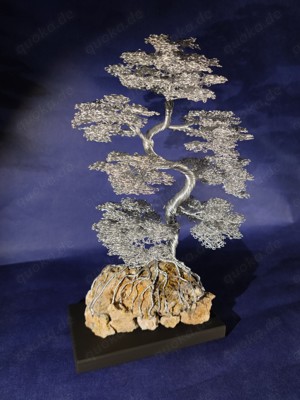 Bonsai Baum aus Draht Handarbeit (auch auf Bestellung -> Beschreibung lesen) Bild 2
