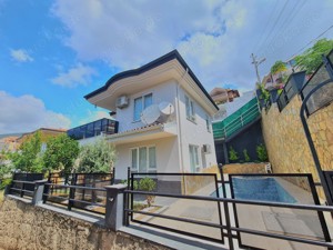 1085  3 Zimmer Traumvilla mit Meerblick in Alanya Bektas 