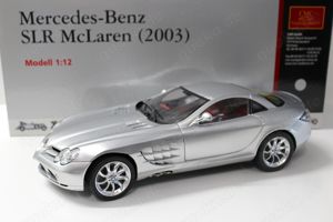 112 CMC Mercedes SLR McLaren 2003 silver C-006E NEW bei PREMIUM-MODELCARS