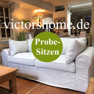 Polstersofa abziehbarer Bezug viele Größen PROBESITZEN hier B 210 cm x T 106 cm H ca. 97 cm