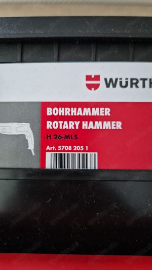 Würth Borhammer H 26-MLS Neu