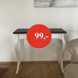 Französische Wandkonsole weisses Sideboard Wandtisch Walltable B90xT30xH77cm in Starnberg