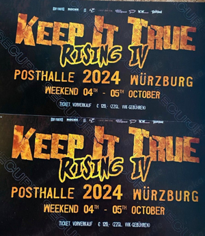 Zwei Tickets Keep it true rising in Würzburg