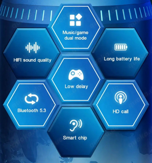 NEU & OVP *Original* LENOVO GM2 Pro Bluetooth-Kopfhörer Schwarz Bild 4