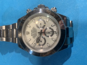 Rolex-Replika-Herren-Armbanduhr Modell Daytona sehr gut erhalten