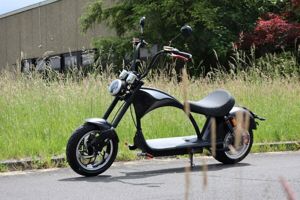 Elektro Roller Coco Bike E-Chopper mit Straßenzulassung bis zu 50 Km h in Gelb