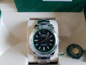 Rolex Milgauss 116400GV ZB schwarz 28.10.2019 NEU