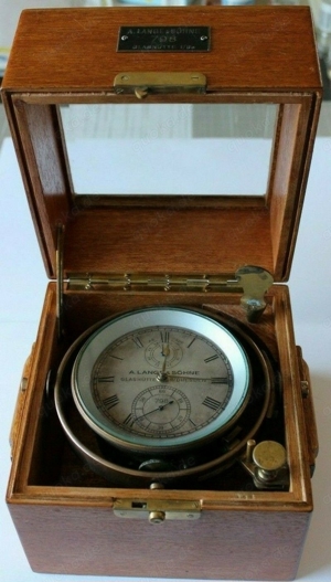 Rarität A. Lange & Söhne Kriegs Marine Chronometer von 1942 WW2 2WK