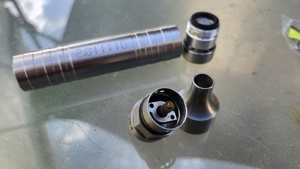 Mech Mod mit 2 x MR. SOAKY Verdampfer Tröpfler