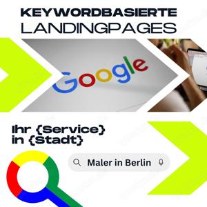 keywordbasierte Landingpages (mit Ihren Suchbegriffen) in WordPress (Service in Stadt)