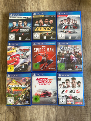 verschiedene PS4 spiele zu verlaufen 