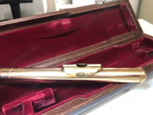 Querflöte Dana Sheridan 14 Karat vollgold Gold Flute Head