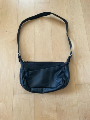 Schwarze Handtasche von Fancy, Vintage, Lederhandtasche