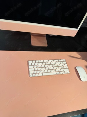 Apple iMac PC All in One rot rosa mit Zubehör Neu Rechnung
