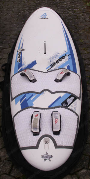 Aufsteiger Surfausrüstung Fanatic Shark 135l + North Rigg 6,6m  gut erhalten