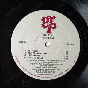 Tom Scott - Flashpoint *US LP v. 1988 *OIS *großartiger Jazz Saxophonist Bild 3