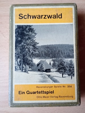 Schwarzwald Ein Quartettspiel Ravensburger Spiel Nr. 258 Otto Maier Verlag
