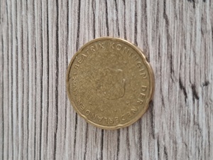 20 Cent Münze Niederlande mit Fehlprägung 